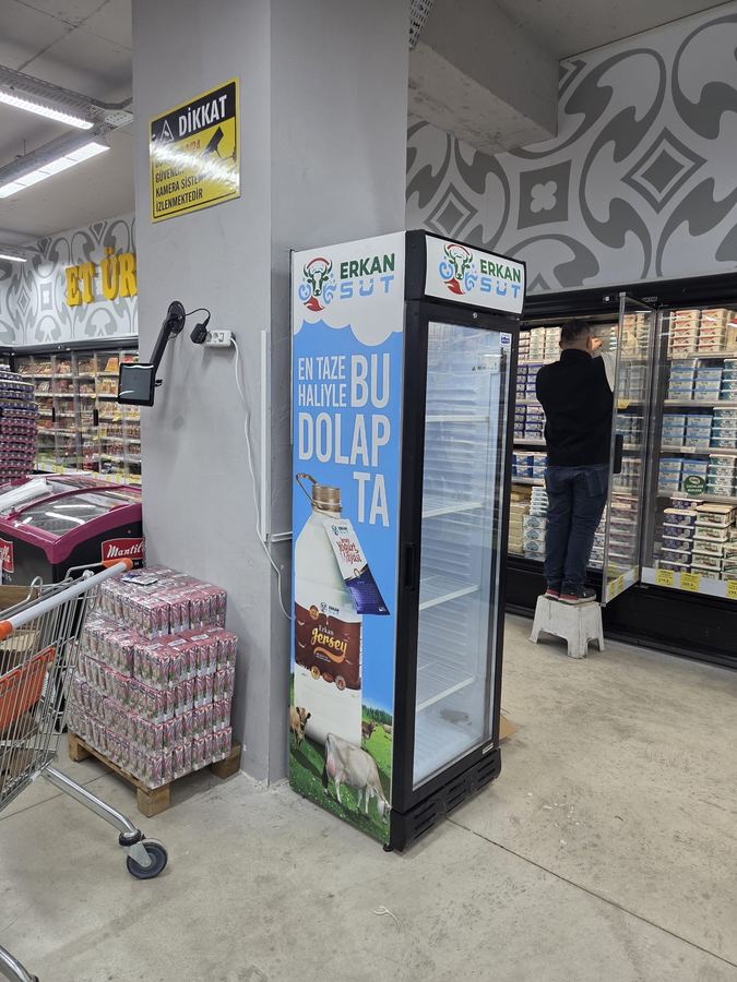 Erkan Süt markalı dolap